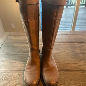 Bussola Brown Leather Knee-High Boots